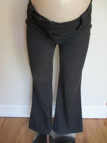 MATERNITY BLACK \u0026 GREY TWEED CHECK 