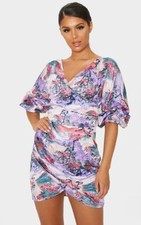 PRETTYLITTLETHING Off the Shoulder Bodycon Dress US Size 8