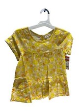 Cat  Jack Yellow/PR32Y5 Short Sleeve Girl's Shirt - Size M 8 