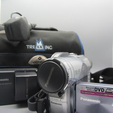 Panasonic VDR-M50 Handheld Mini DVD Camcorder Silver Tested