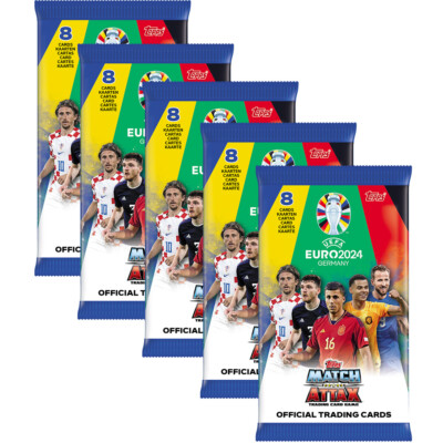 Match Attax UEFA EURO EM 2024 Germany - 5 Booster