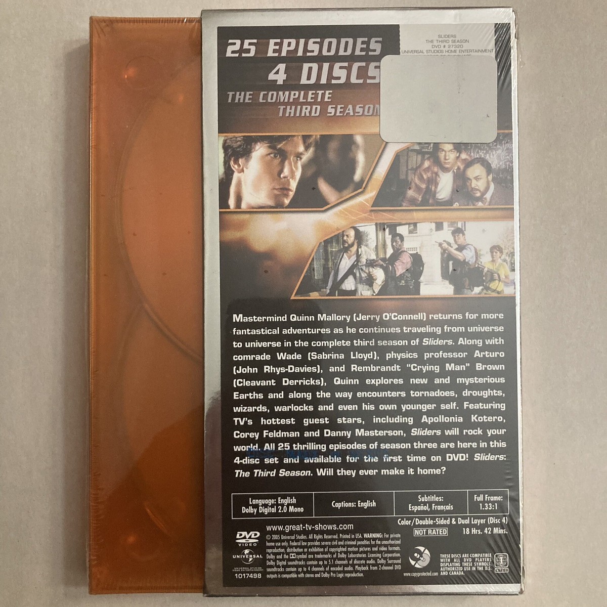 Sliders - Third Season (DVD, 2005) 25 Episodes, 4 Discs, New