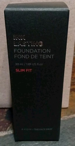 Avon X Face Shop Ink Lastng Liquid Foundation N70 DEEP Lot of 4-1oz Slim Fit NEW - Picture 2 of 6