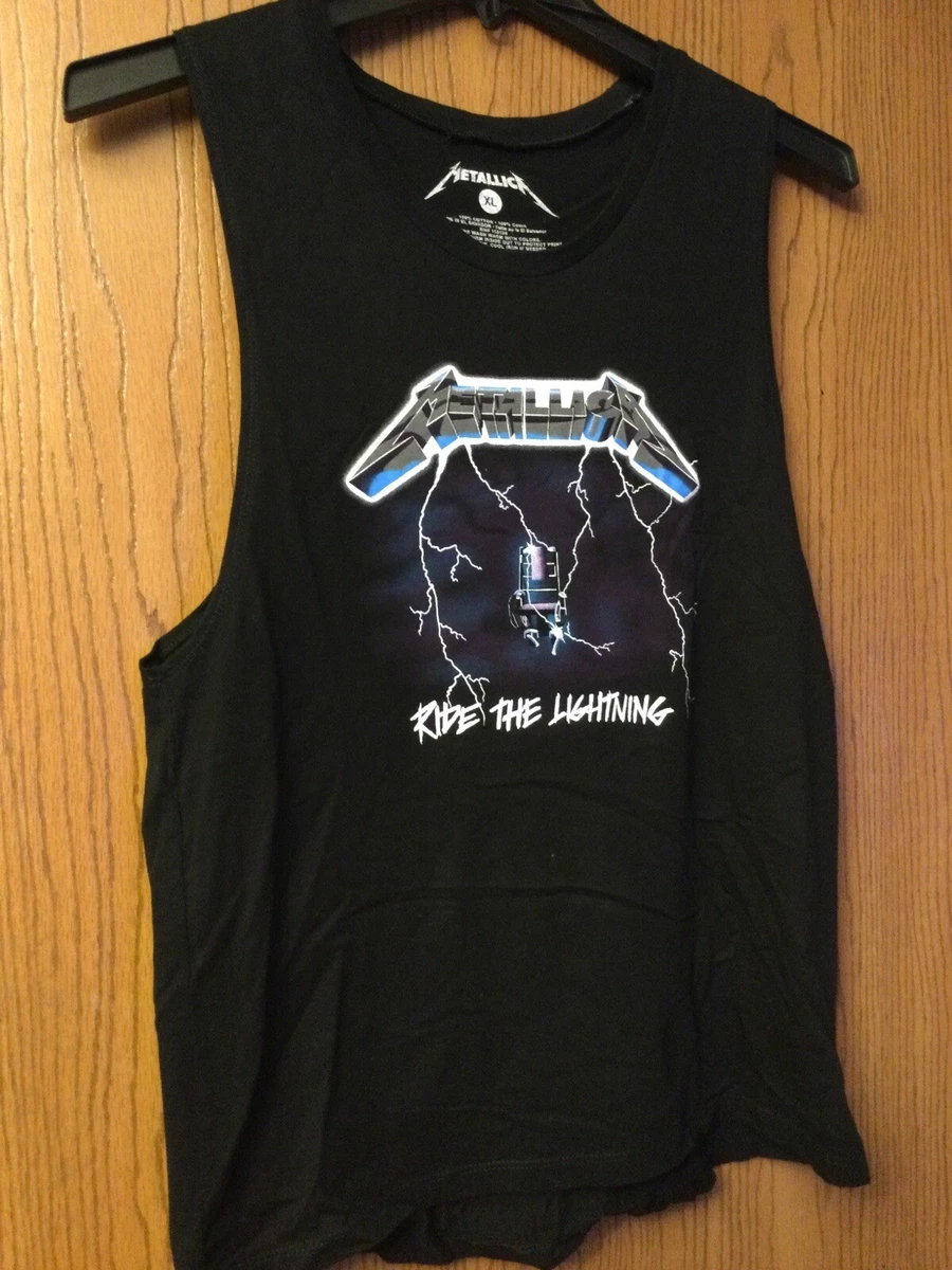 Metallica - “Ride The Lightning” - Black Ladies Tank Top - XL.