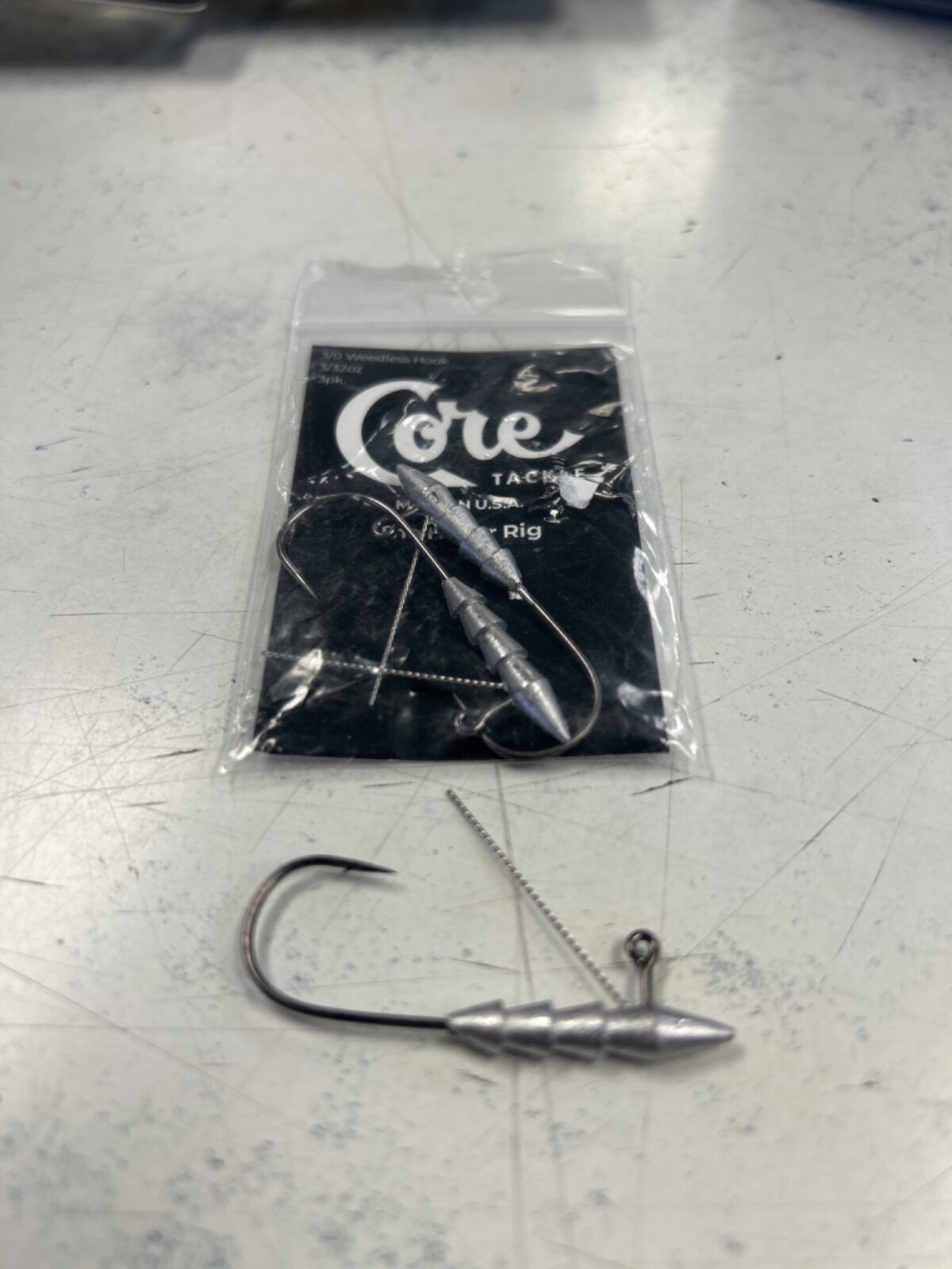 Core Tackle Weedless Hover Shot Rig - Choose Size | eBay