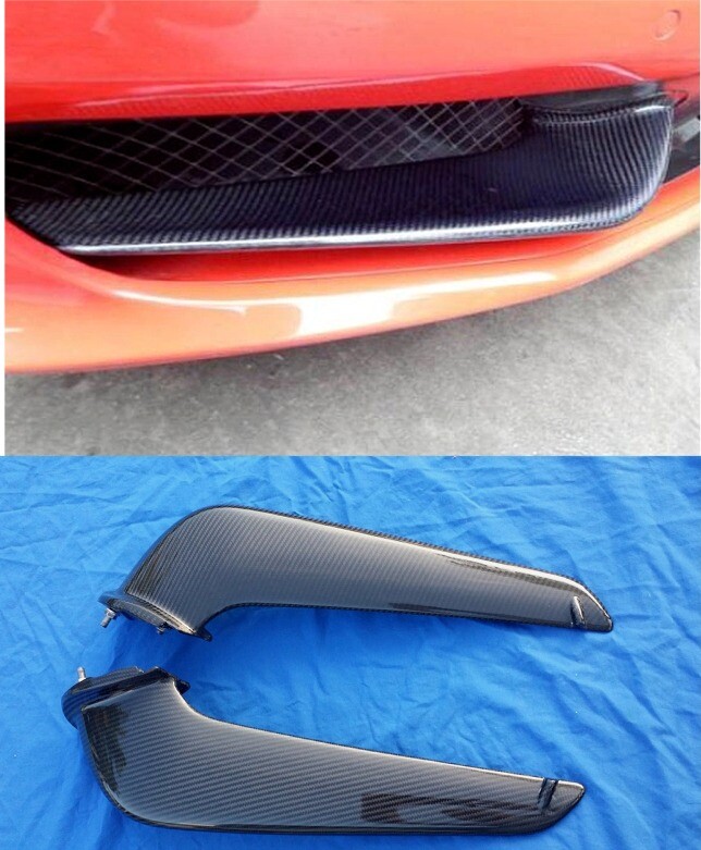 Front Bumper Moustage Wings OE Style For Ferrari F458-2pc-FBM