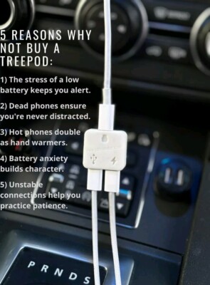 TREEpod USB C PD POWER DELIVERY DATA INJECTOR ANDROID AUTO CARPLAY FAST CHARGER