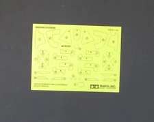 Tamiya  1/48th Scale P-38J Lightning - Masking Stickers from Kit No. 61123