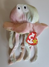 Goochy the Jellyfish Ty Beanie Baby NWT 6" Size DOB 11.18.98 Tie Dye