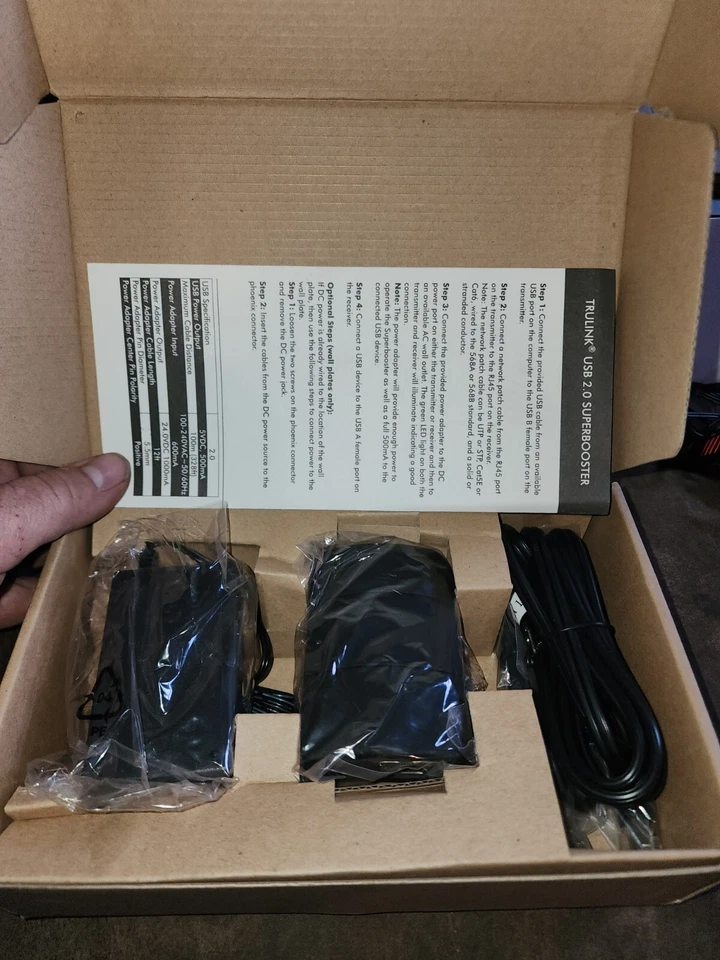 TruLink USB 2.0 Extender Dongle Transmitter Superbooster 3006560 - Image 3 of 3