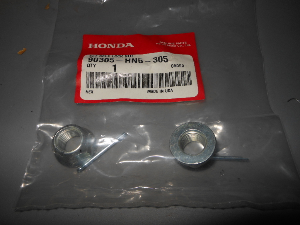 NOS Honda Self Lock Nut Set 90305-HN5-305 | eBay