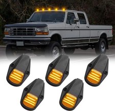 5PCS Amber LED Cab Roof Marker Running Lights Replacement for 1984-1997 F150
