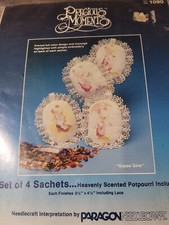 Precious Moments Paragon Needlecraft Kit Goose Girls 4 Sachets 1090 NEW