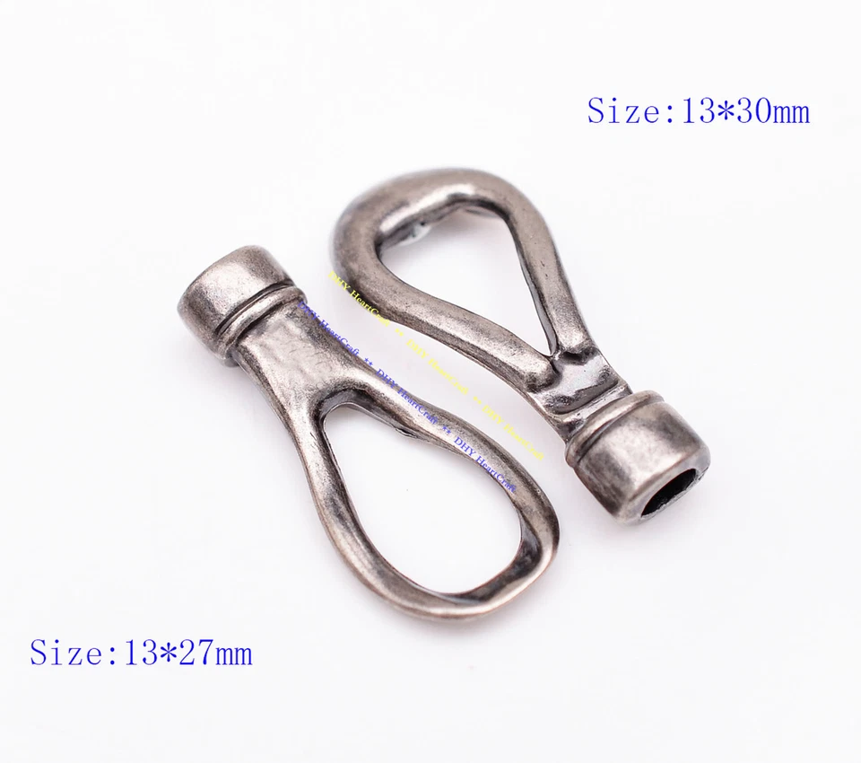 10Pcs Silver Plated Magnetic Clasps Hooks For Bracelet Necklace Jewelry Findings - image 3 of 4