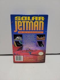 Solar Jetman con p&oacute;ster Nintendo NES completo en caja en caja original