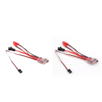 2 Stück 20A Bürstenmotor Controller Regler für RC Kesselwagen Boot 3-9,4V