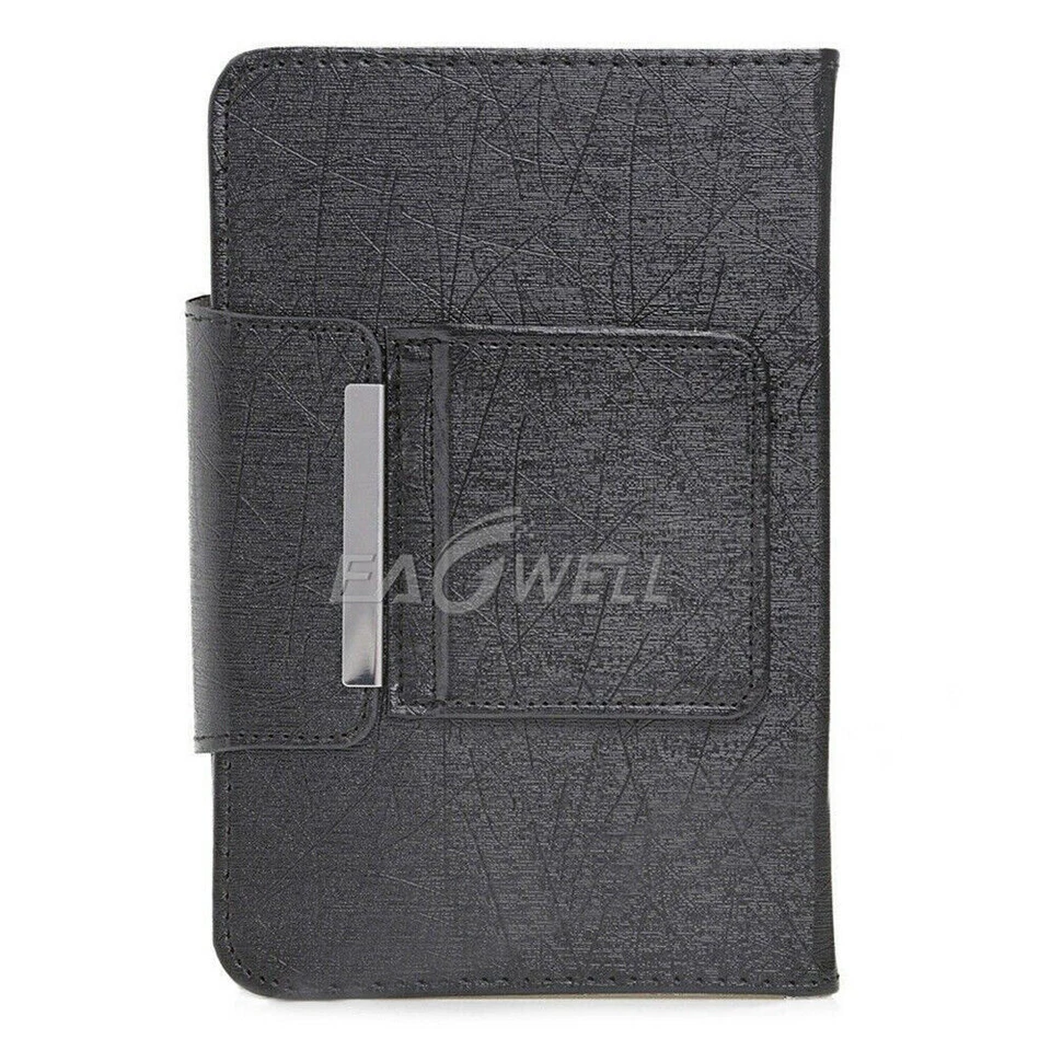 US For 7" 8" 10" 10.1" Tablets Universal Folio Leather Case Keyboard Stand Cover - Image 4 of 4