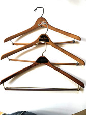 Lot of 3 vintage wooden advertising hangers from Jaeger, Ber Ben, MacGregor 