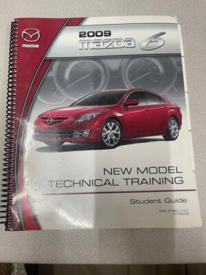 2009 Mazda 6 New Model Technical Training Manual OEM