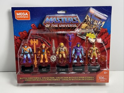 MEGA CONSTRUX Masters of the Universe Battle for Eternia Collection, NEW!