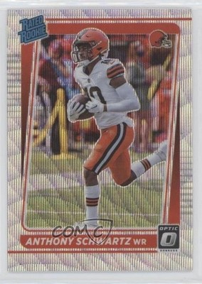 2021 Panini Donruss Optic Rated Wave Prizm 90/299 Anthony Schwartz Rookie RC y8h