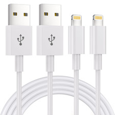 2Pack 1M Iphone Charger Cable [Apple Mfi Certified] Lightning to USB Cable Lead