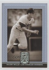 2005 Donruss Greats Silver Holofoil Maury Wills #58 1u9