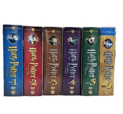 Harry Potter Ultimate Edition Years 1- 5 DVD Year 6 Blu-ray Box Sets Photo Books
