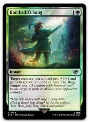 Bombadil's Song 154 Foil Common MTG Lord of the Rings: Tales of Middle-earth