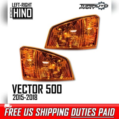 Corner Lamp Indicator Light RH LH Pair For Hino Vector 500 2015-2018 Truck