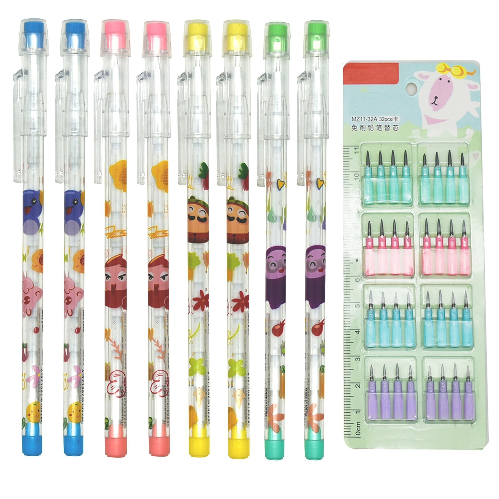 S Non Sharpening Stackable Multipoint 128 Refills