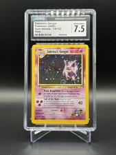 SABRINA'S GENGAR Gym Heroes Holo Rare #14 CGC 7.5 Vintage Pokemon *SWIRL*