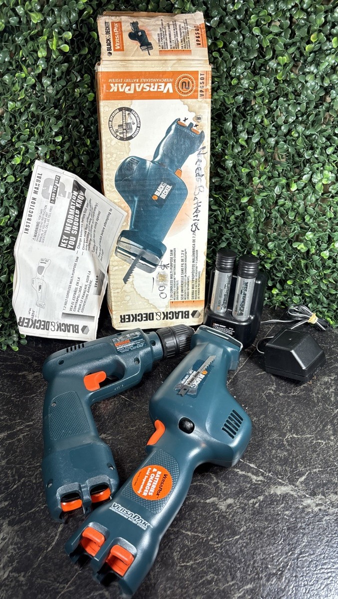 Black And Decker Versa Pak Drill And Multi Saw Two