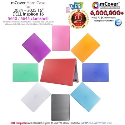 NEW mCover Case for 2024+ 16'' Dell Inspiron 5640 5645 DC16250 DC16255 Windows PC