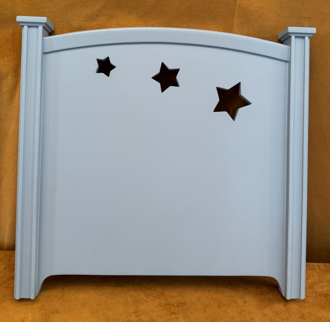Headboard for American Girl Doll Moon & Stars Bed Pleasant Co replacement part-image