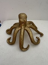 Gold Metal Octopus Figure,Octopus Ornament