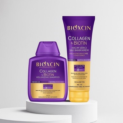 Bioxcin Collagen & Biotin Bundle - Shampoo & Conditioner Volumen & Stärke