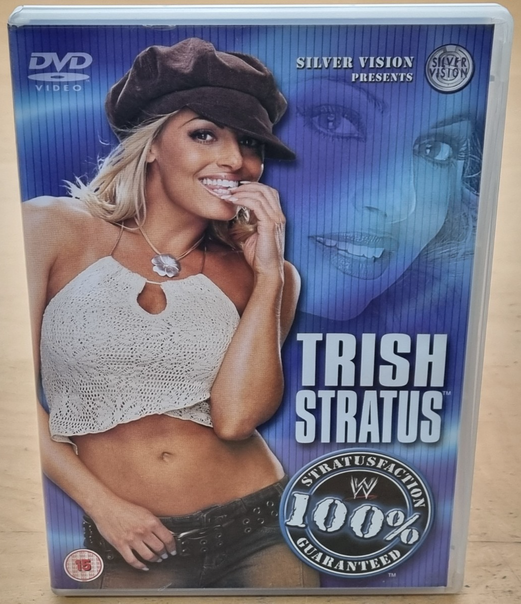 WWE: Trish Stratus 100% Stratusfaction Guaranteed DVD With Insert In VGC PAL