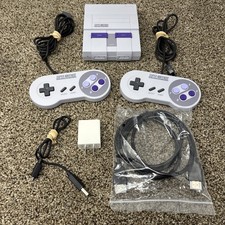 Super Nintendo SNES MINI Classic Edition Video Game Console CLV-201 Tested