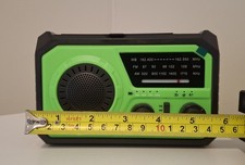 100000mAh Emergency Solar Hand Crank Weather Radio Power Bank Charger Flashlight