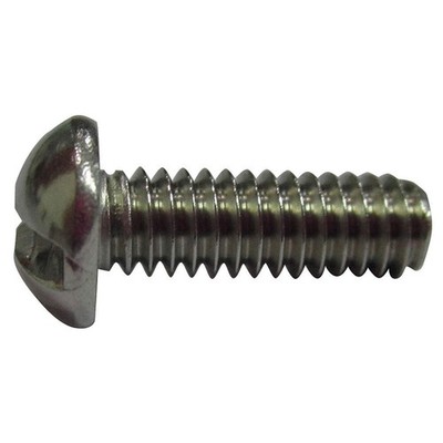GRAINGER APPROVED U51213.013.0025 MS,#6-32,Plain,1/4''L,100PK 2AY64