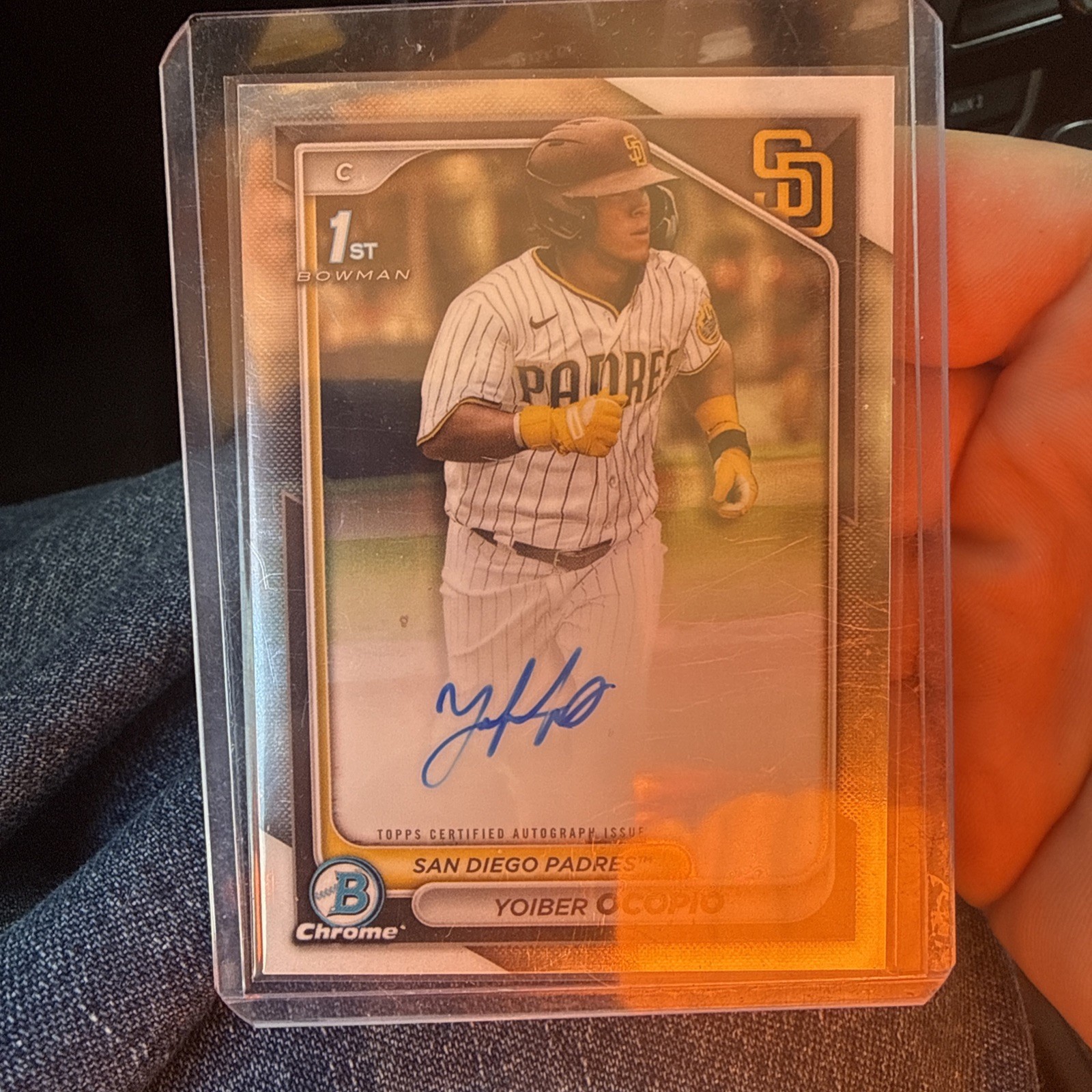 2024 Bowman Chrome - Prospect Autographs Yoiber Ocopio #CPA-YO (AU, RC)