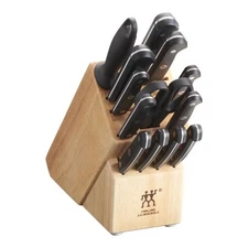 SALE-ZWILLING Gourmet 14-pc, Knife block set, natural FREE SHIPPING