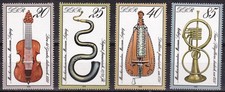 NRD nr 2445-2448** Instrumenty muzyczne / Muzeum Lipska