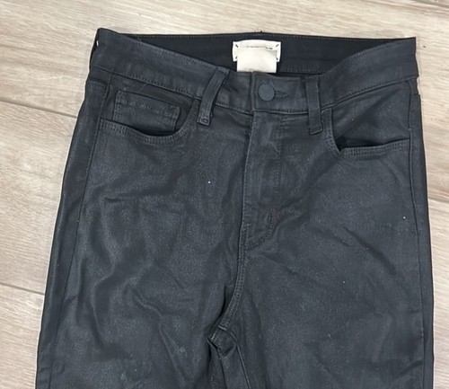 L’Agence Margot Skinny High Rise Jeans Black Coated Women’s 26 - Picture 4 of 8