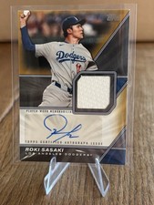 2026 Topps Roki Sasaki Autograph & Patch Gold /50 Major League Material #MLMA-RS