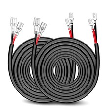 Nilight 16AWG 20FT 2Pcs Wiring Harness Extension Kit for LED Work Light Bar