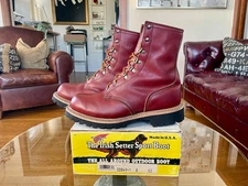NEW 1993 RED WING Irish Setter 849 Vtg Work Boots Oro Russet Leather Men Sz 8 EE