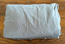 EUC  100 Polyester Twin XL Fitted Sheet, Gray. 39 x 80 x13"