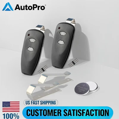 VIREGO 2X For Marantec M3-2312 315 MHz Two Button Remote Garage Door Opener Program Pin